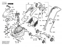 Bosch 0 600 884 079 Rotak 1300 Lawnmower 230 V / Eu Spare Parts